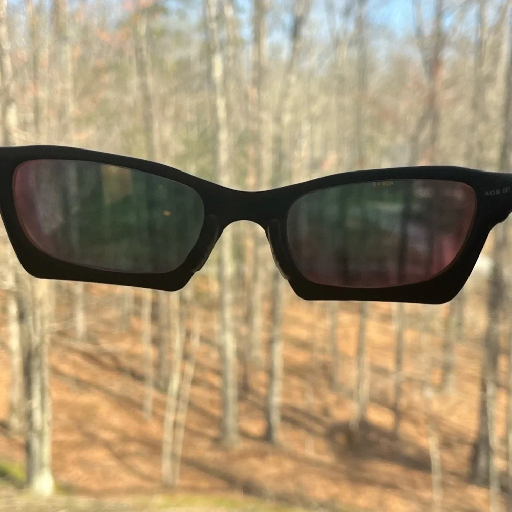 AOS Z87 Forge Black Sunglasses with Yellow Lenses